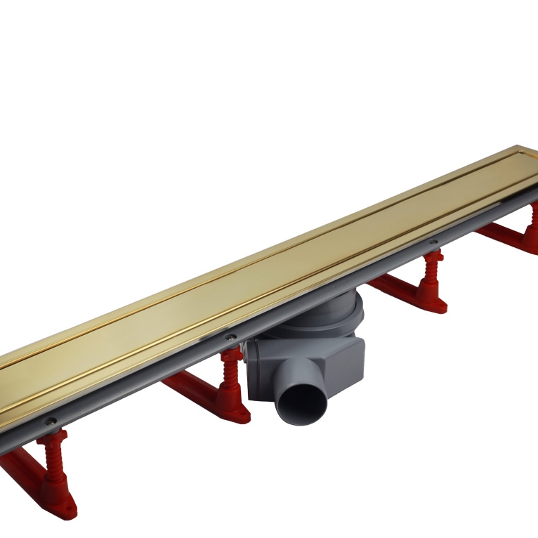 Canal Duche Tampa Inox Dourada