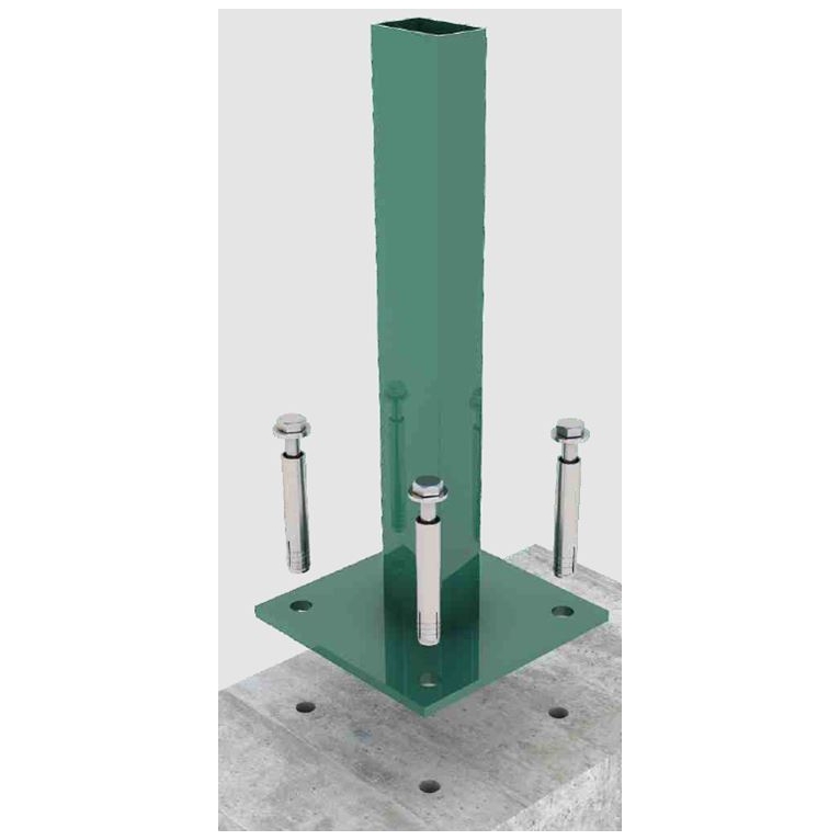 Poste Com Base 60x40x1,5mm